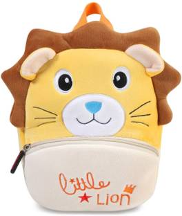 Frantic Premium Quality Kids School Bags For Picnic Backpack Yellow Giraffe Wrt Plush Bag