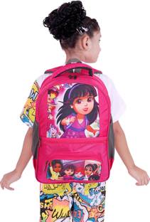 Wayaq PRINCESS Super Hero Kids Bag - 1st 2nd 3rd 4th 5th Class Girls & Boys,2+2Pocket Waterproof School Bag