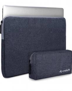 CRALOFT Case Cover Bag With Charger Pouch Laptop Sleeve/Cover