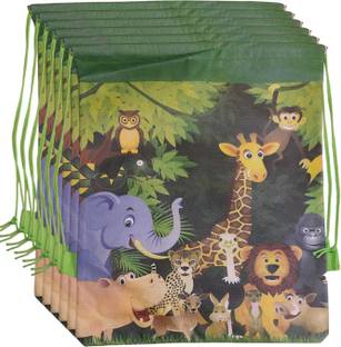 AMANVANI Haversack bags for return gift Printed String Gift Bags Dorri bags 24pcs Waterproof Haversack