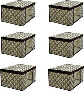 VYORA PREMIUM NON WOVEN SAREE COVER / CLOTH COVER (PACK OF 6) Multipurpose Bag