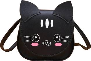 SYGA Children's Cat Shoulder Bag Cartoon Backpack for Toddlers Kids(Black) Backpack