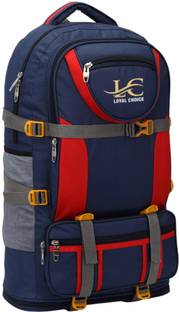 LOYAL CHOICE ravel Backpack for Sport Camping Hiking Trekking Bag Rucksack - 50 L(N BLUE). Waterproof Backpack