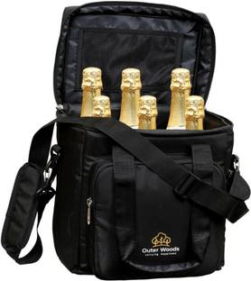 Outer Woods 6 Bottle Insulated Cooler Bag Waterproof Multipurpose Bag