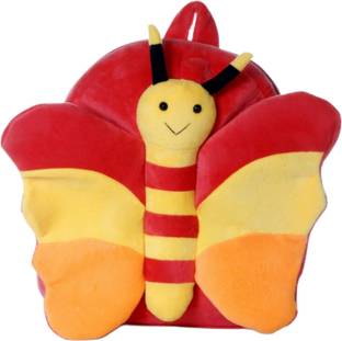 Swati Creation S&R RED BUTTERFLY BAG FOR KIDS SOFT AND STYLISH School Bag
