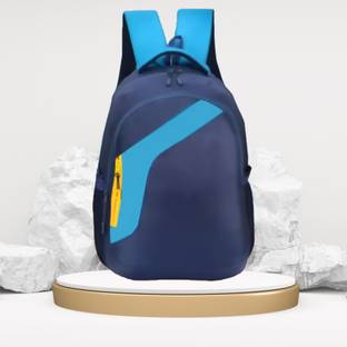 Toys R Us Spacy Comfortable Unisex Bag pack with Reflective Strip Lite Weight For Tuition Waterproof School Bag
