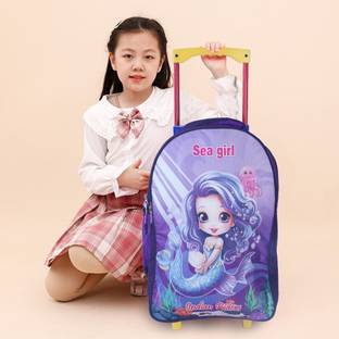 Indian Riders SEA GIRL School Kids Trolley Bag Waterproof Trolley ( 40 L ) (18 inch) Waterproof Trolley