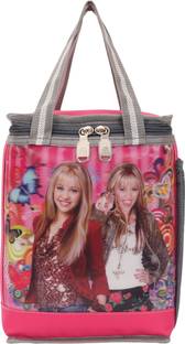 Hench Attractive Hannah Montana Cartoon Printed Jute School lunch Bag Waterproof Lunch Bag