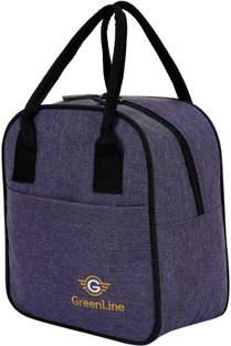 GREENLINE 10L,Insulated Lunch Tiffin Bag for School Collage Office &Picnic for Boys & girl Waterproof Lunch Bag