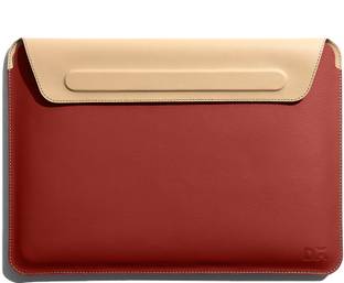 DailyObjects Terracotta Red SnapOn Envelope Sleeve For Macbook Air/Pro 33.02cm (13 inch) Laptop Sleeve/Cover