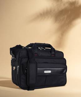 Teo 16 inch Polyester Black Office Use Electrician, Technician, Service Engineer, Plumber and Carpenter Tool Bag Strong and Durable.1619 Blk Waterproof Shoulder Bag