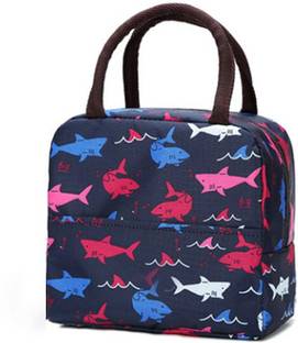 SAFESEED Lunch Tiffin Bag Box Insulated Thermal for School College Office LB148-Fish Waterproof Lunch Bag