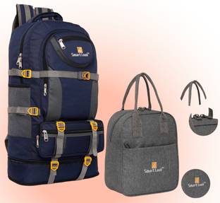 Smartlook Travel for Outdoor Sport HikiIng bag - LUNCH BAG FREE Backpack (Blue, 70 L) Waterproof Backp...