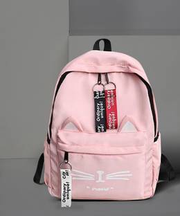 Mukund New & Stylish PU leather Casual Backpacks for Girls 10 L Backpack (Pink) Waterproof Backpack (Pink, 10 L) Waterproof Backpack