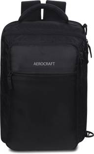 AEROCRAFT Medium 35 LMulti Purpose Laptop Office File Bags Backpack (Black) Laptop Bag