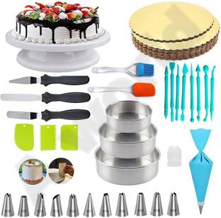 FLYBY cake decorating combo with fondant Baking Comb