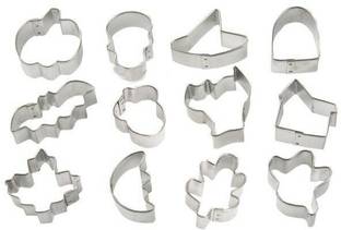 Ratehalf Cookie Cutter Stainless Steel Cookie Cutter With 12 Assorted Shapes Cookie Cutter