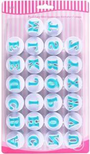 UK Baker A-Z Uppercase Alphabet Fondant Cookie Cutter, Cake Baking Decorating Tool, 26pcs Cookie Cutter
