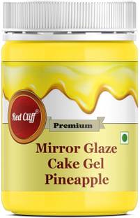 RED CLIFF Pineapple Flavour Mirror Glaze Gel for Cake Decoration | Pineapple Glaze Icing