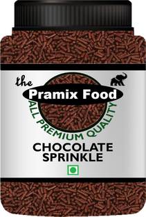 Pramix Dark Chocolate Sprinkles ( Vermicelli), Cake Sev - 100g Sprinkles