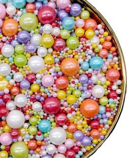 जम्बोरी Multi Pearls Sprinkle Mix | Rainbow Magic Pearl Sprinkle Balls | Sprinkle स्प्रिंकल्स