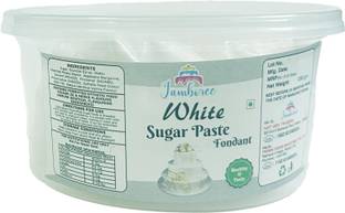 JAMBOREE White Fondant – Smooth, Vibrant, and Easy to Work With for Cakes and Decorating Sugar Paste