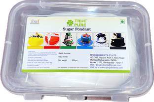 TRUE & PURE Sugar_fondant_white_250gm Sugar Paste