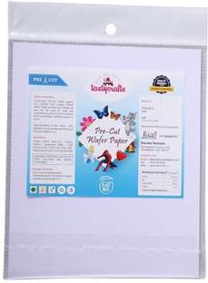 TastyCrafts Pre-Cut Wafer Paper | Edible | Stick-on Cake décor | Indian Currency 2000 Rupees Note | 5 Pcs - Pack of 1 (WPC- 012) Topper