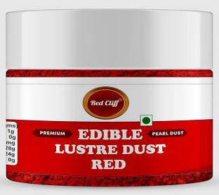 RED CLIFF Premium Edible Lustre Dust | RED Glitters
