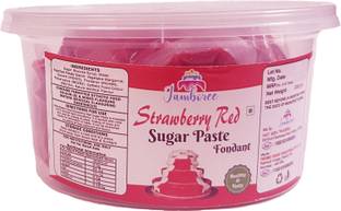 JAMBOREE Red Fondant – Smooth, Vibrant, and Easy to Work With for Cakes and Decorating Sugar Paste