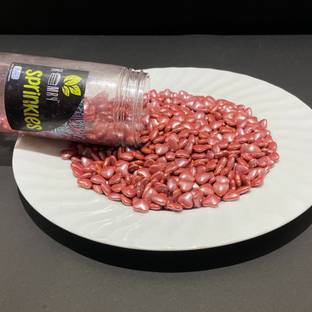 KEMRY Chocolate Heart Shape Sprinkles 200gm | Toppings on your Cakes, Cupcakes Sprinkles