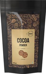 POONAM CUSTARD 100g Cocoa Powder Unsweetend for Bake, Cake, Hot Chocolate, Drinking Shakes Cocoa Powder