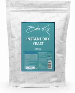 Bake King 200g Grade A Quality Dry Yeast Powder 200g for Baking, Pizza, Cake, Bread, Wine Making, Dosa Yeast Powder