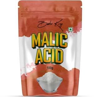 Bake King Food Grade Malic Acid 100gm| For Drinks,Cheese & Candies | Flavour Enhancer Citric Powder
