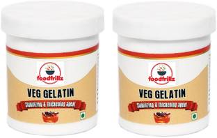 foodfrillz Veg Gelatin Powder, (25 g x 2) Gelatin Powder