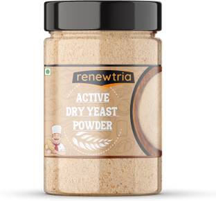RENEWTRIA Active Dry Yeast Powder for kulchas, naans, pizza, pao, breads making (75g) Yeast Powder