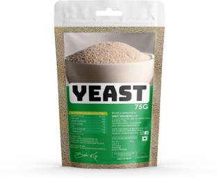 Bake King Grade A Quality 75gm- Active Instant Dry Yeast 75gm Yeast for Pizza Base Pantry, Baking Bread and Cake, Khamir Powder 75gm Yeast Powder