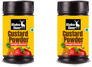 Blakedeer Custard Powder Mango Flavour Combo, 200g Custard Powder