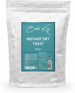Bake King 200g Grade A Quality Dry Yeast Powder 200g for Baking, Pizza, Cake, Bread, Wine Making, Dosa Yeast Powder