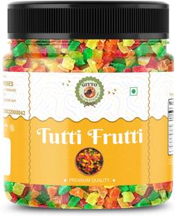 GITTO Tutti Frutti | Sweet & Colorful Fruit Bits | Perfect for Baking & Snacking Jelly Crystals