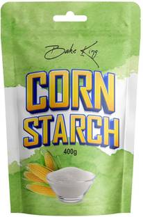 Bake King Corn Starch 400G, Ararot Powder | Makki Atta | Corn Flour | For Baking & Cooking Starch Powder