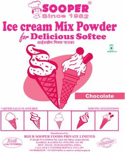 SOOPER SOFTEE ICE CREAM MIX POWDER CHOCOLATE Custard Powder