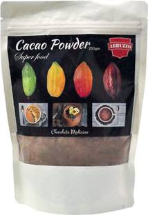 ABRUZZO Unsweetened Caco Powder,Non-Alkalised & Extracted From Organic Cacao Beans Cocoa Powder