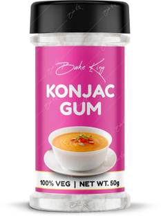 Bake King Konjac gum Powder 50gm for Gelling, Stabilizing and Suspending Agent Self Rising Flour Powder