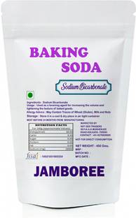 JAMBOREE Food Grade Baking Soda for Baking, Cleaning, Deodorizing and Household use 400g Baking Soda Powder