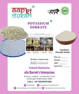 Aapkidukan Potassium sorbate granular | food preservative | Baking Essential Starch Crystals