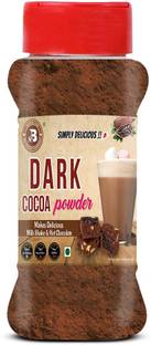 Brew Lab Dark Cocoa Powder | For Milkshakes, Hot Chocolates, Brownie Rich & Dark Flavor | Baking Powder