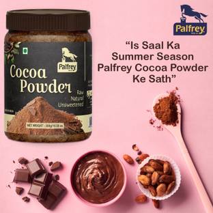 PALFREY Unsweetened & Natural 300g Cocoa Powder for Making Chocolate Cake, Cookies, Chocolate Bread, Shake, Brownies, Chocolate Desserts | Vegan, Keto & Gluten Free With Jar Cocoa Powder