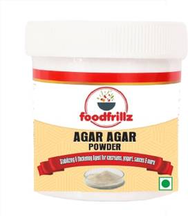 foodfrillz Agar Agar Powder, 10 g (China Grass) Plant based stabilizing agent Agar Agar Powder