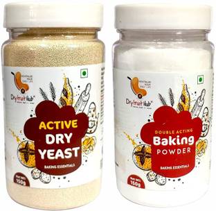Dry Fruit Hub Yeast Powder For Baking 150gm and Baking Powder 150gm Yeast Powder
